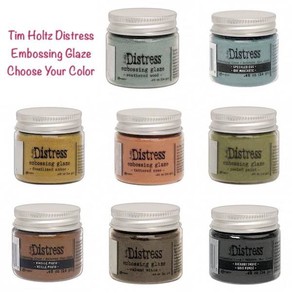 Vernis à Embosser Distress 'Salty Ocean' Tim Holtz - Pour Scrapbooking Et Arts Créatifs