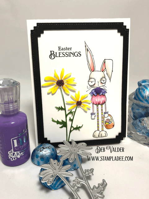 Easter Blessing bunny oddball Easter Bunny is paired with Daisy Silhouette. All products can be found in our Teapoon of Fun Shoppe.