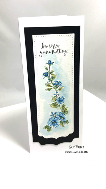 Watercolor Border Poppy. All products can be found in our Teaspoon of Fun Paper Crafting Shop at www.TeaspoonOfFun.com/SHOP