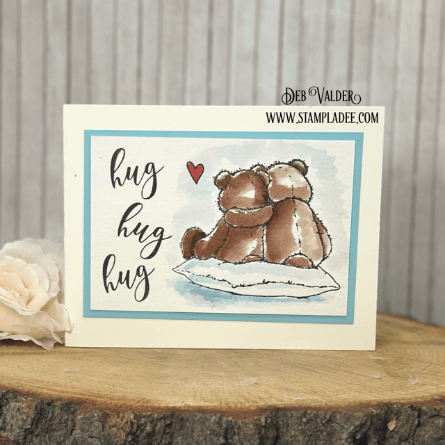 Being There For Me is a huggable card for you. All products can be found in our Teaspoon of Fun Shoppe.