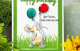 Happy Birthday Balloons with Anita Jeram. All products can be found in our Teaspoon of Fun Shoppe www.TeaspoonOfFun.com/SHOP