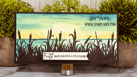 Serene Scene Watercolor for Beginners. All products can be found in our Teaspoon Of Fun Shoppe at www.TeaspoonOfFun.com/SHOP