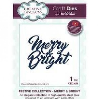 merry and bright craft die