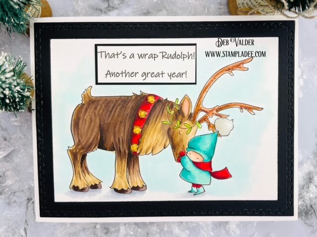 That's a Wrap Rudolph. All products can be found in our Teaspoon of Fun Shop at www.TeaspoonOfFun.com/SHOP