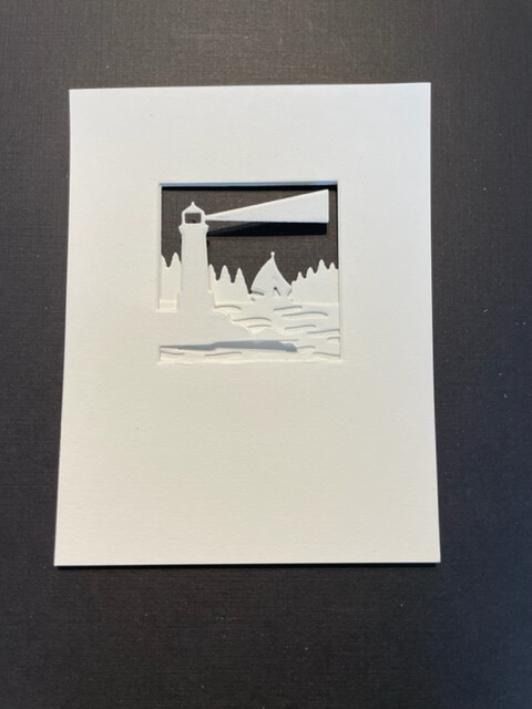 Summer Looking Glass Lighthouse. All products can be found in our Teaspoon Of Fun Papercrafting Shop at www.TeaspoonOfFun.com/SHOP