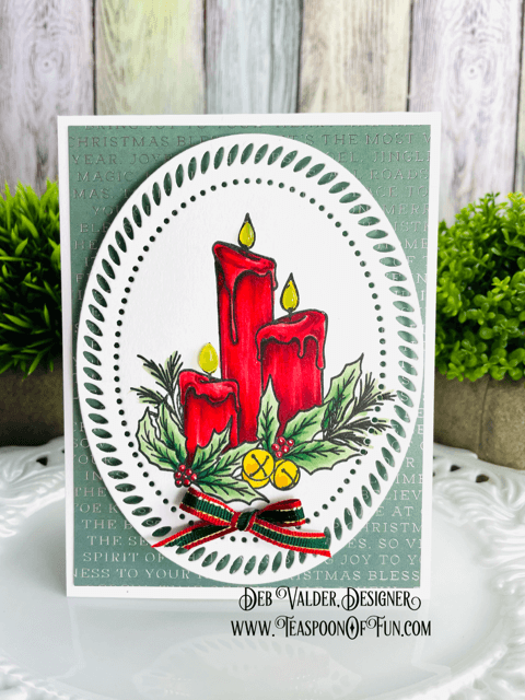 EZ Triple Light Candle. All products can be found in our Teaspoon Of Fun PaperCrafting Shop at www.TeaspoonOfFun.com/SHOP