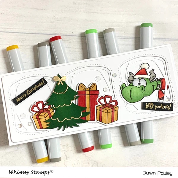 Dragon Holiday Peekers Stamp and Die Combo - Image 7