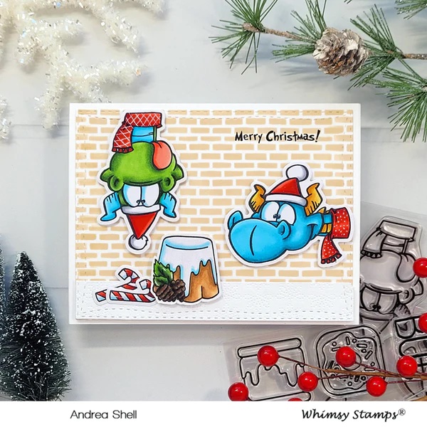 Dragon Holiday Peekers Stamp and Die Combo - Image 9
