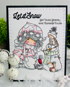 Let's Make a Snowman. All products can be purchased from our Teaspoon Of Fun Paper Crafting Shop at www.TeaspoonOfFun.com/SHOP