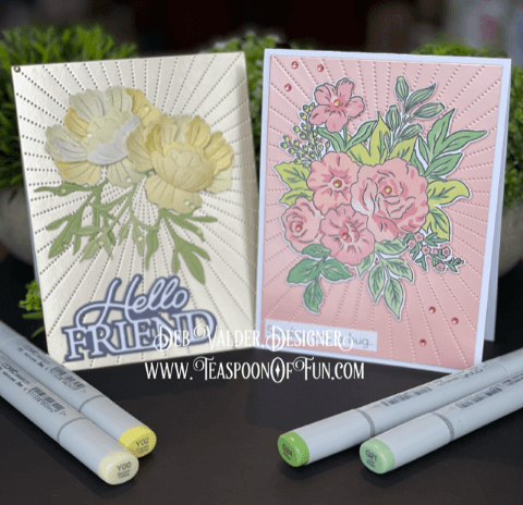A Burst of Hugs and flowers. All products can be purchased in our Teaspoon Of Fun Shop at www.TeaspoonOfFun.com/SHOP