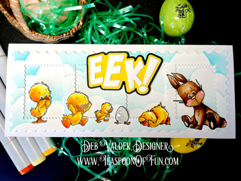 Adorable Chick is Hatching. All products can be purchased in our Teaspoon Of Fun Paper Crafting Shop at www.TeaspoonOfFun.com/SHOP.