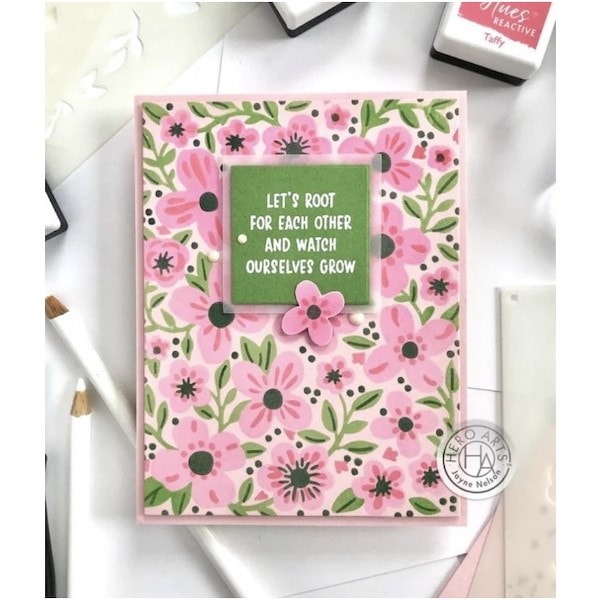 Color Layering Bold Flower Stencils - Image 3