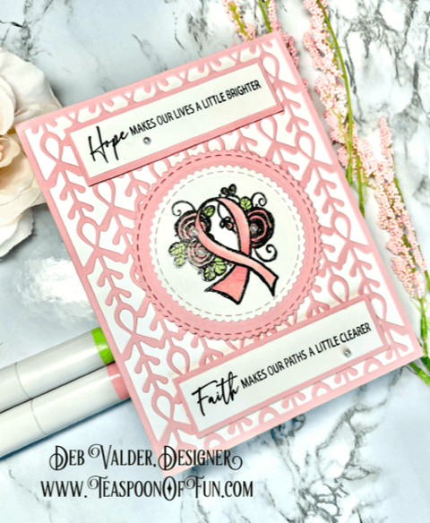 National Cancer Survivor Day. All products can be purchased in our Teaspoon of Fun Paper Crafting Shop at www.TeaspoonOfFun.com/SHOP
