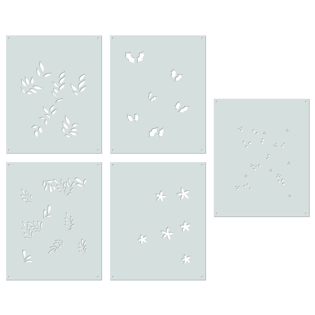 Christmas Foliage Stencils - Image 2