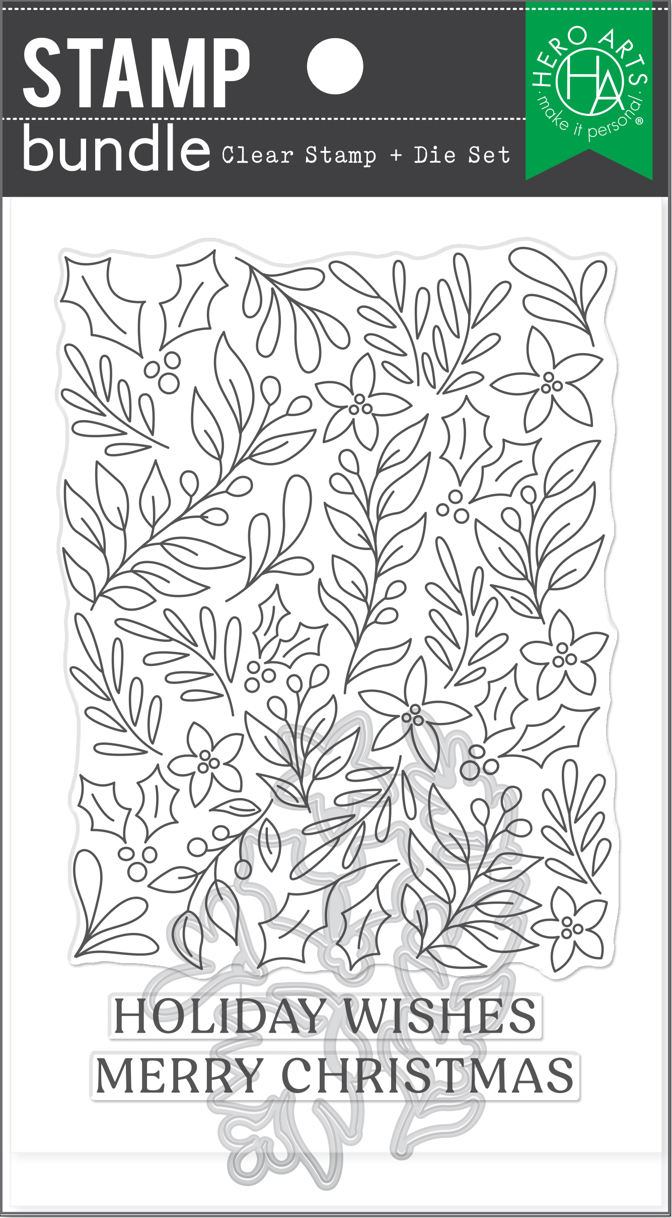 Christmas Foliage Stamp and Die Combo - Image 2