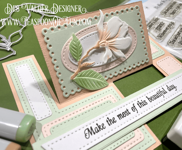 Making the Impossible Fold Card. All products can be purchased from Teaspoon Of Fun's Paper Crafting Shop at www.TeaspoonOfFun.com/SHOP