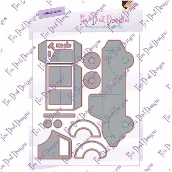 Vintage Truck Die Set
