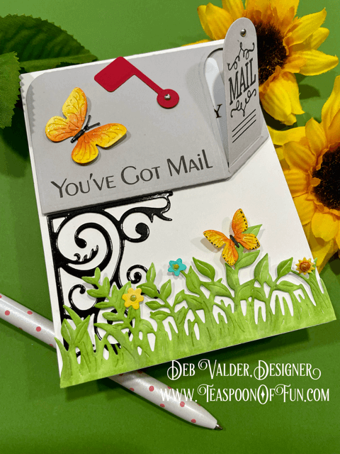 You've Got Mail. All products can be purchased in our Teaspoon Of Fun Paper Crafting Shop at www.TeaspoonOfFun.com/SHOP