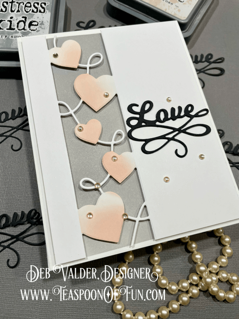 Curvy Heart Side Strips. All products can be purchased in our Teaspoon Of Fun Paper Crafting Shop at www.TeaspoonOfFun.com/SHOP