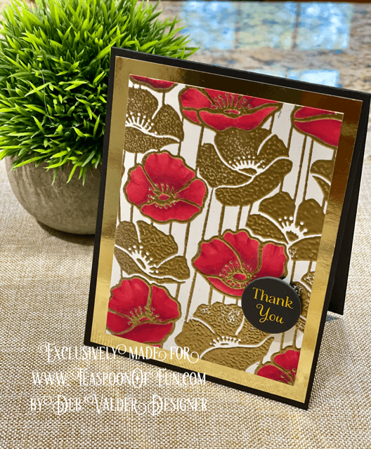 Poppy Fields on Memorial Day. All products can be purchased in our Teaspoon Of Fun Paper Crafting Shop at www.TeaspoonOfFun.com/shop.