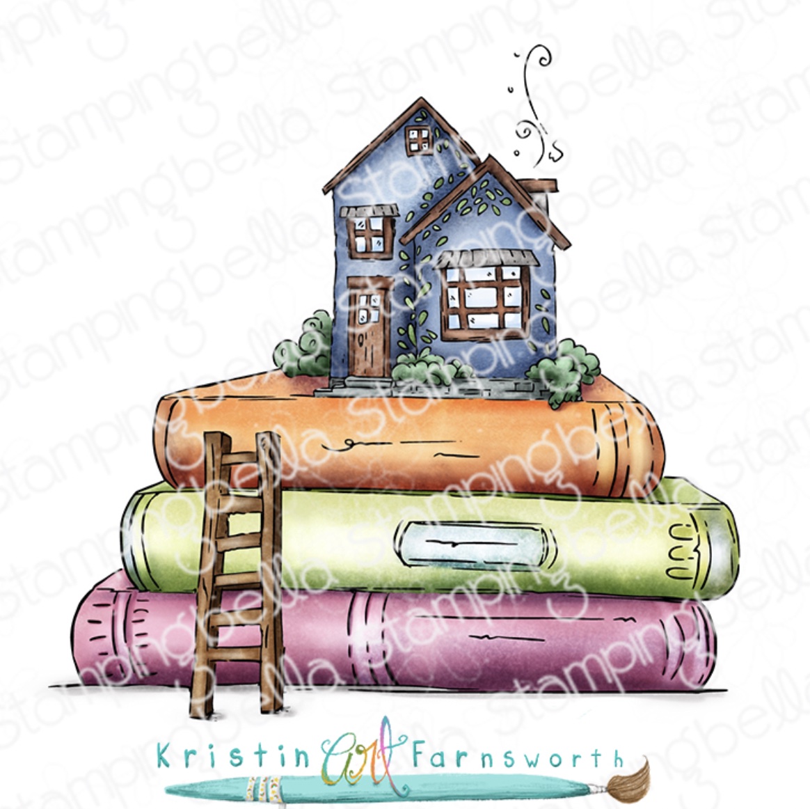 Home is Where your Story Begins Rubber Stamp