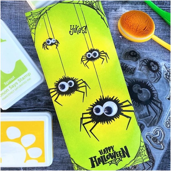 Fuzzy Spiders Clear Stamp Set - Image 2