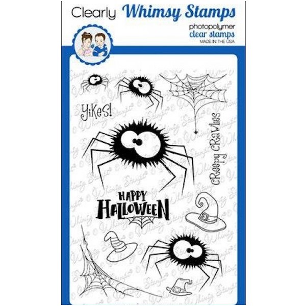 Fuzzy Spiders Clear Stamp Set