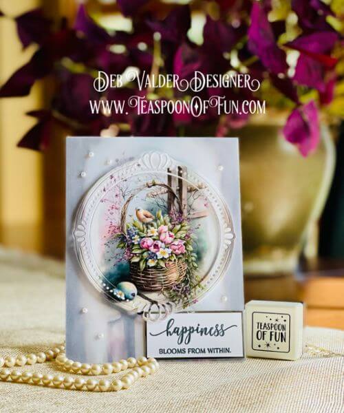Vintage Vellum Softens Your Card. All products can be purchased in our Teaspoon Of Fun Paper Crafting Shop at www.TeaspoonOfFun.com/SHOP.