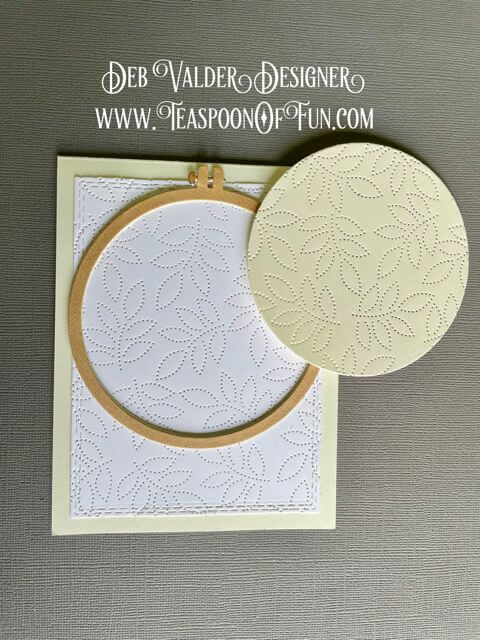 Embroidery Hoops & Hydrangeas. All products can be purchased in our Teaspoon Of Fun Paper Crafting Shop at www.TeaspoonOfFun.com/SHOP.