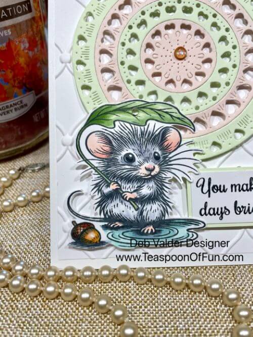 Rainy Days Are Brighter. All products can be purchased on our Teaspoon Of Fun Paper Crafting store at www.TeaspoonOfFun.com/SHOP.