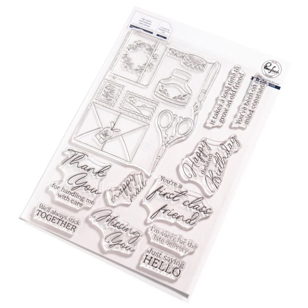Classic Correspondence Stamp, Die and Stencil Bundle - Image 2