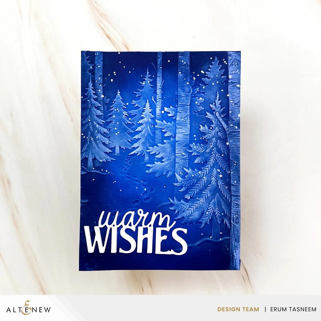Snowy Footpath 3D Embossing Folder - Image 3