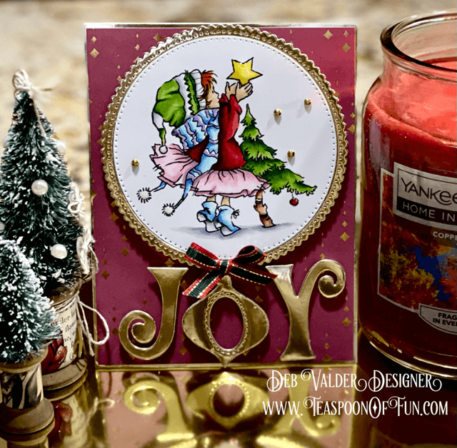 The Joyous Star at Christmas. All products can be purchased in our Teaspoon Of Fun Paper Crafting Shop at www.TeaspoonOfFun.com/SHOP.